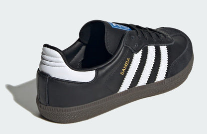 adidas Preschool Samba Og 'Core Black Cloud White Gum' Sneakers