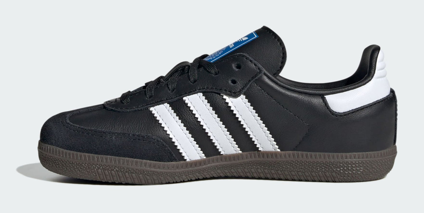 adidas Preschool Samba Og 'Core Black Cloud White Gum' Sneakers