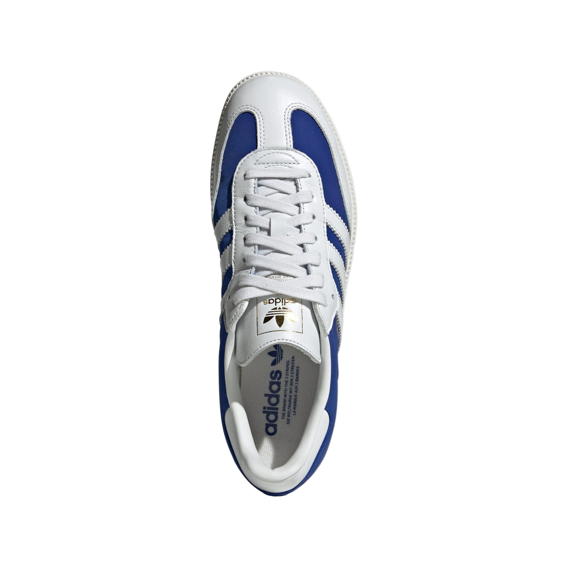 Crystal White / Royal Blue-