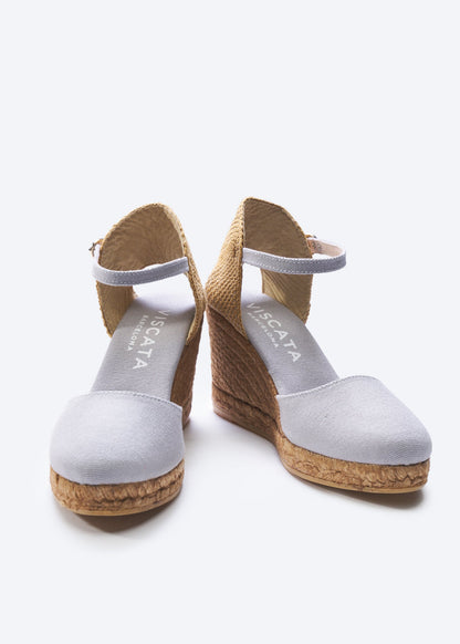 Satuna Canvas Espadrille Wedges by Viscata