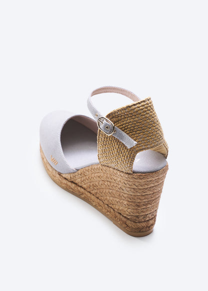 Satuna Canvas Espadrille Wedges by Viscata