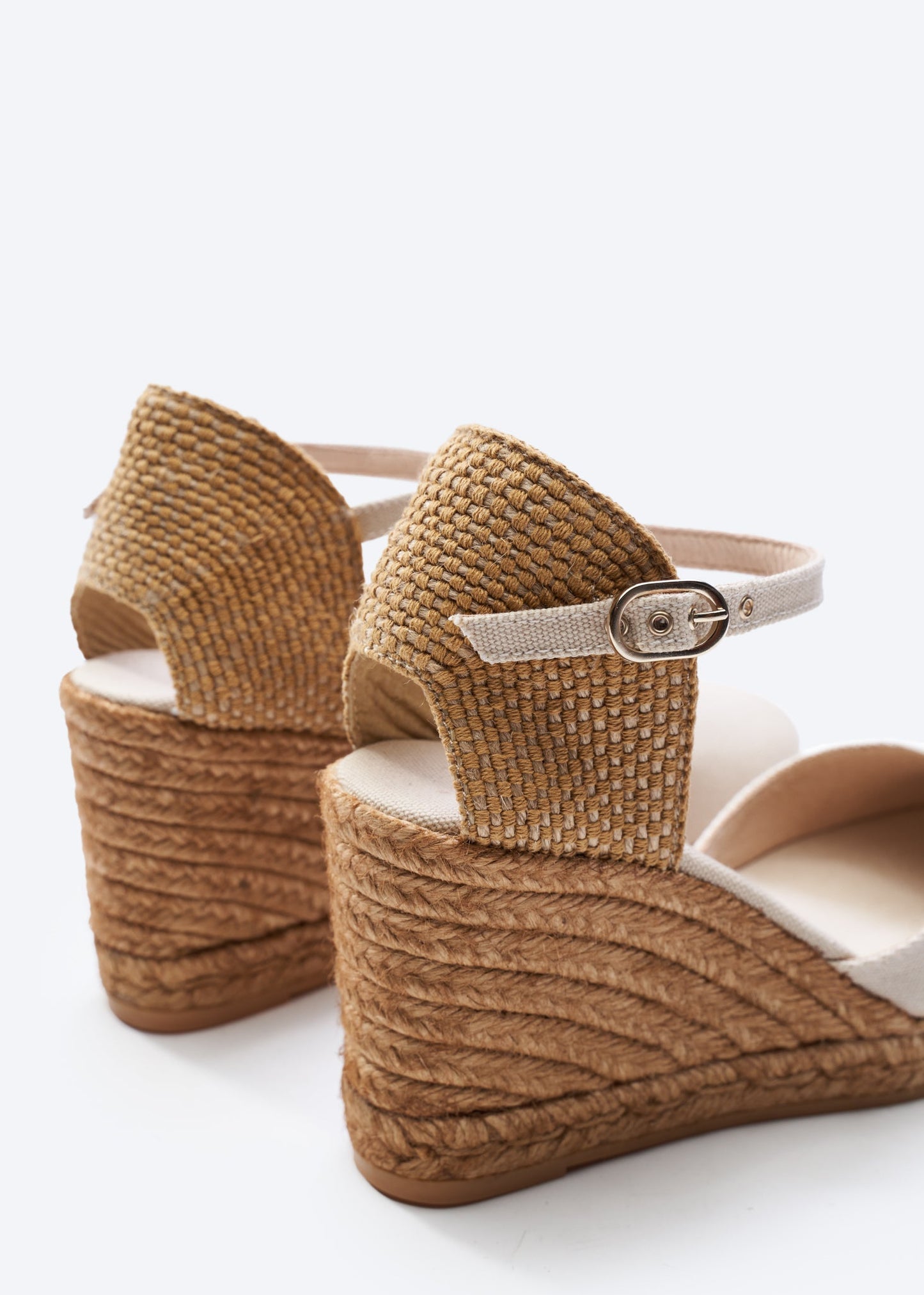 Satuna Canvas Espadrille Wedges by Viscata