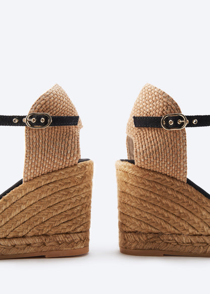 Satuna Canvas Espadrille Wedges by Viscata