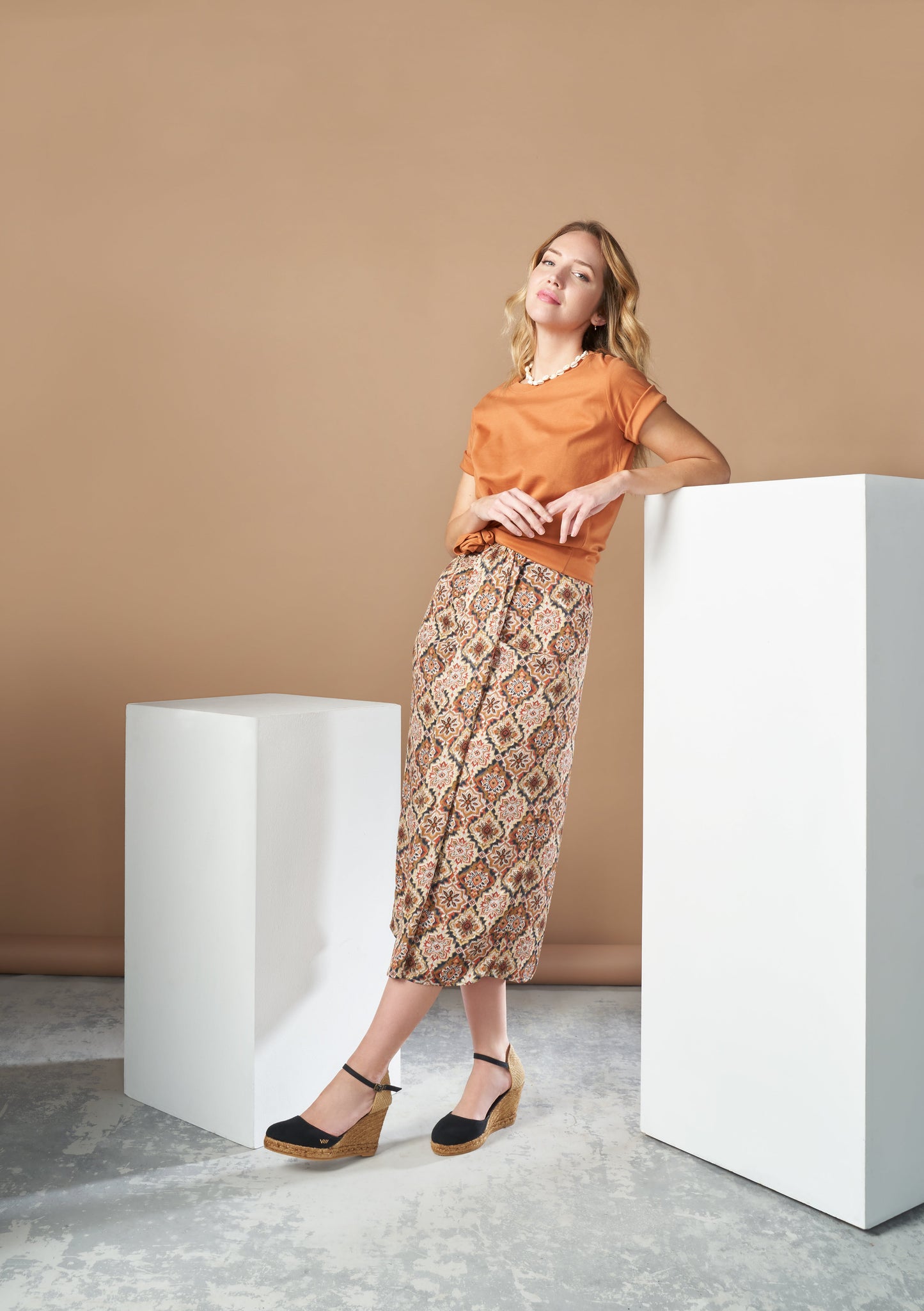Satuna Canvas Espadrille Wedges by Viscata