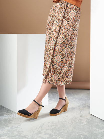 Satuna Canvas Espadrille Wedges by Viscata