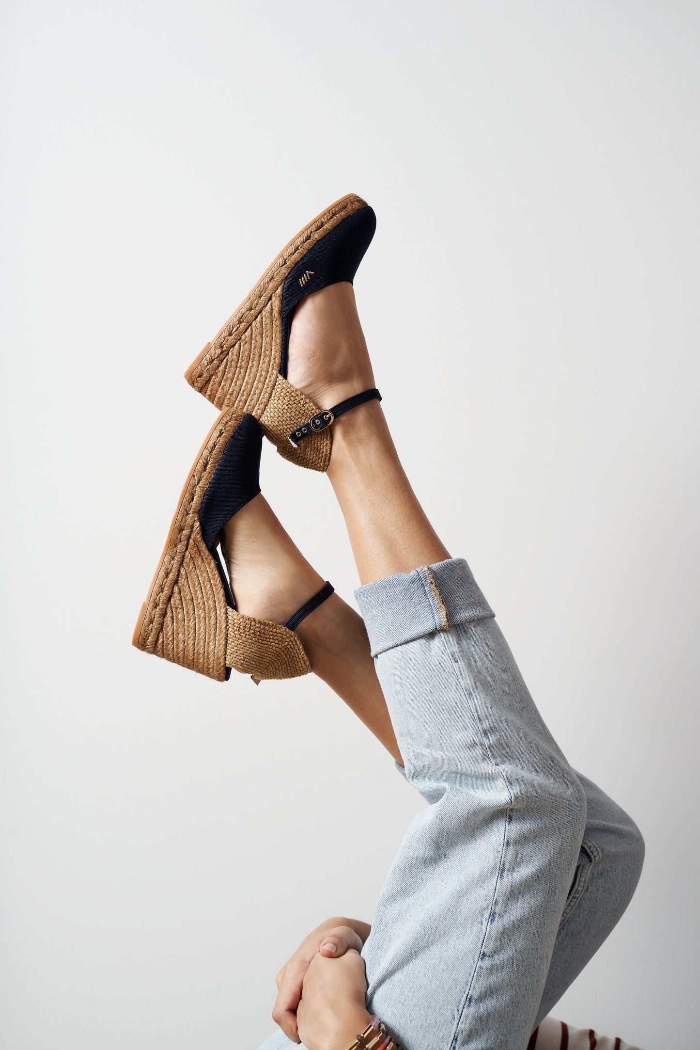 Satuna Canvas Espadrille Wedges by Viscata
