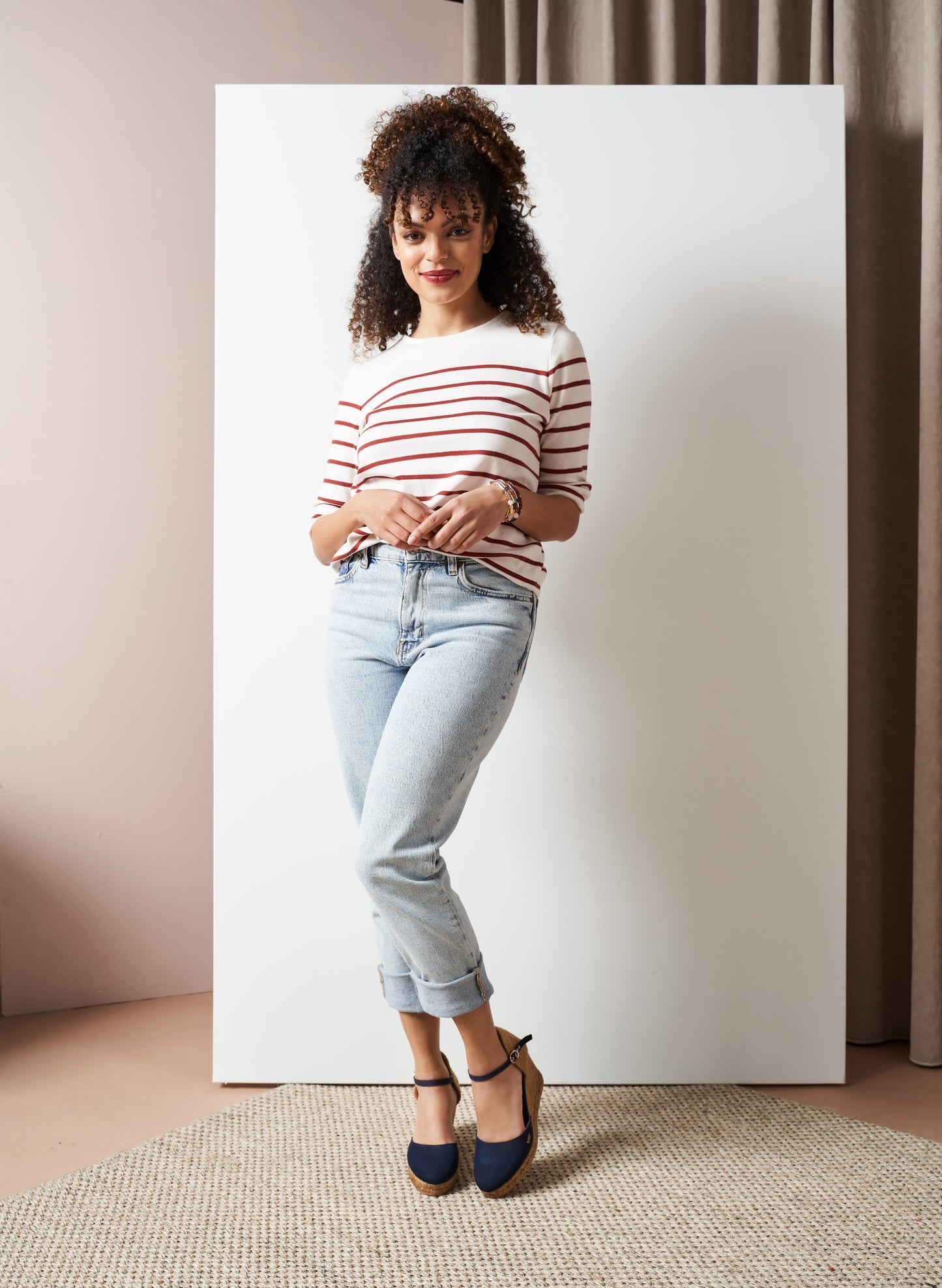 Satuna Canvas Espadrille Wedges by Viscata