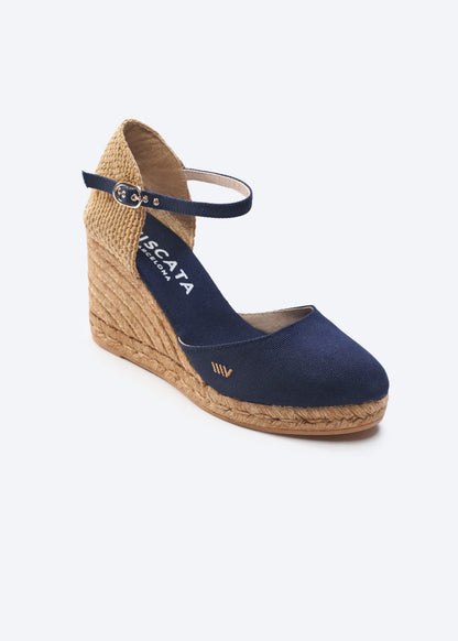 Satuna Canvas Espadrille Wedges by Viscata