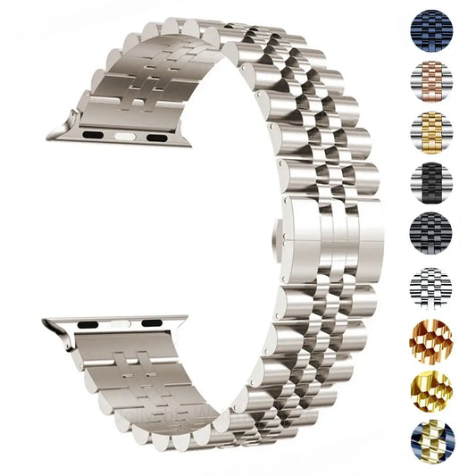 Apple Watch Stainless Steel Strap - Elegant Durable Design
