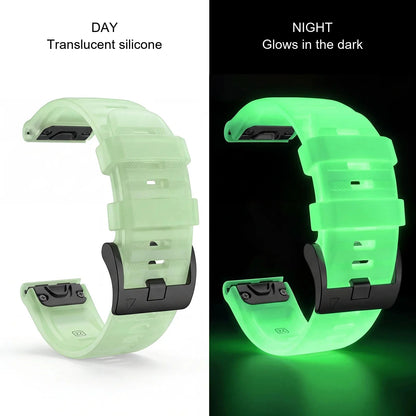 Garmin Luminous Silicone Smartwatch Band - QuickFit Strap