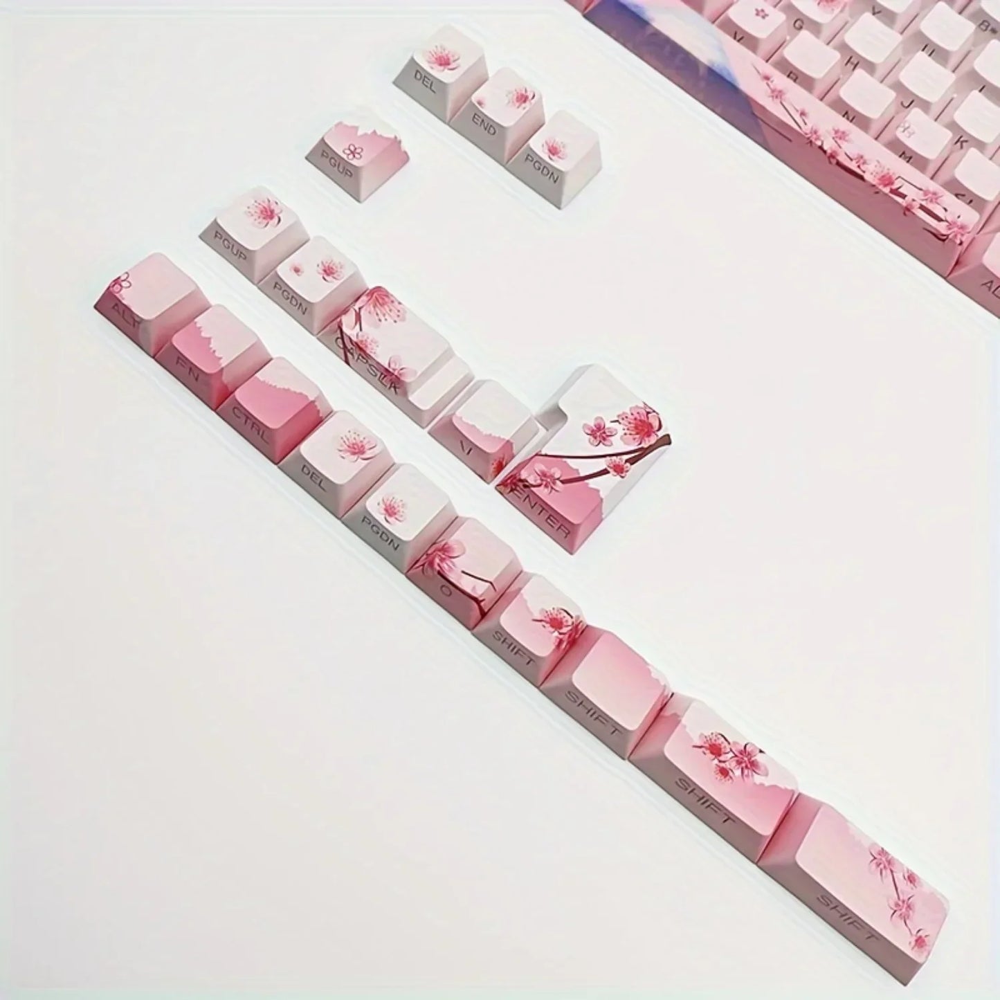 Cherry Blossom Keyboard Keycaps-