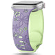 purple and green