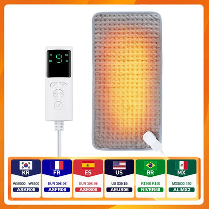 Electric Heating Blanket – Warm Heated Pad for Bed & Sofa Winter Use