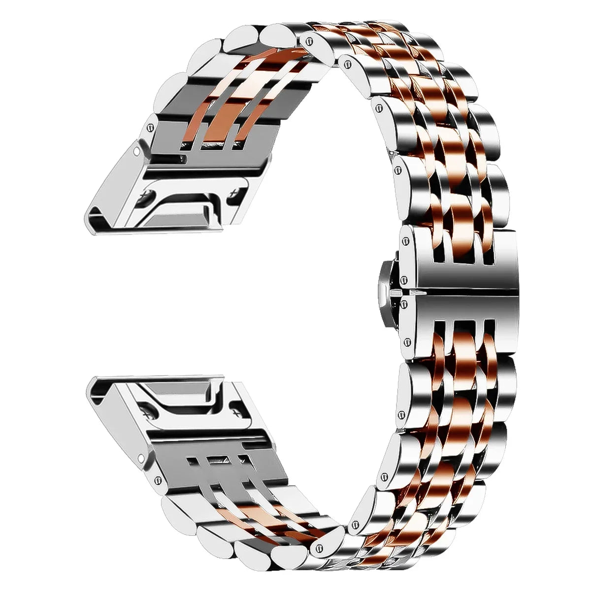 Garmin Stainless Steel Strap - Premium Metal Wristband