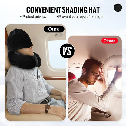 Travel Pillow - Neck Pillow with Hood