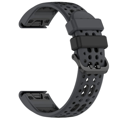 Garmin Two-Tone Silicone Smartwatch Band - QuickFit Sport Strap