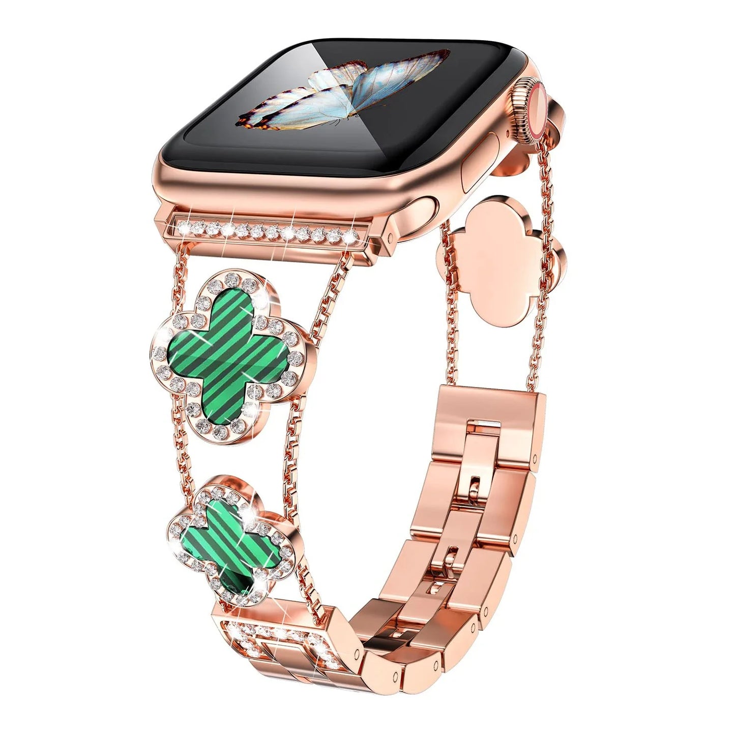 Apple Watch Diamond Metal Band - Elegant Stainless Steel Strap
