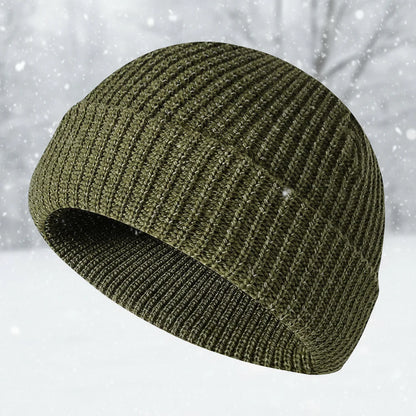 Unisex Winter Reflective Beanie – High Visibility Noctilucent Knit Hat