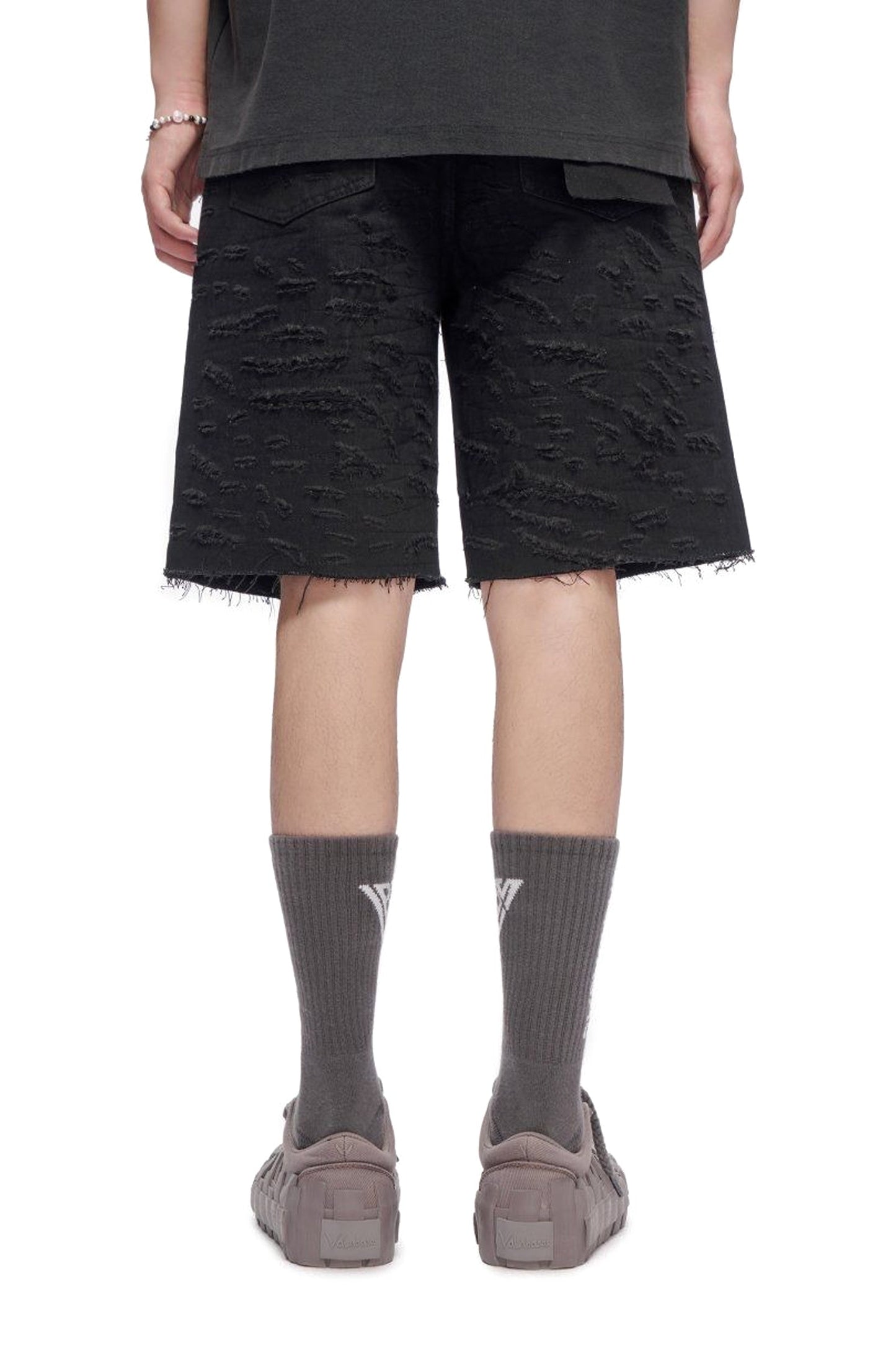Valabasas Scrape Shorts - Jet Black