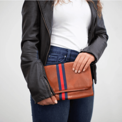 Threaded Pear Toni Fold Over Clutch