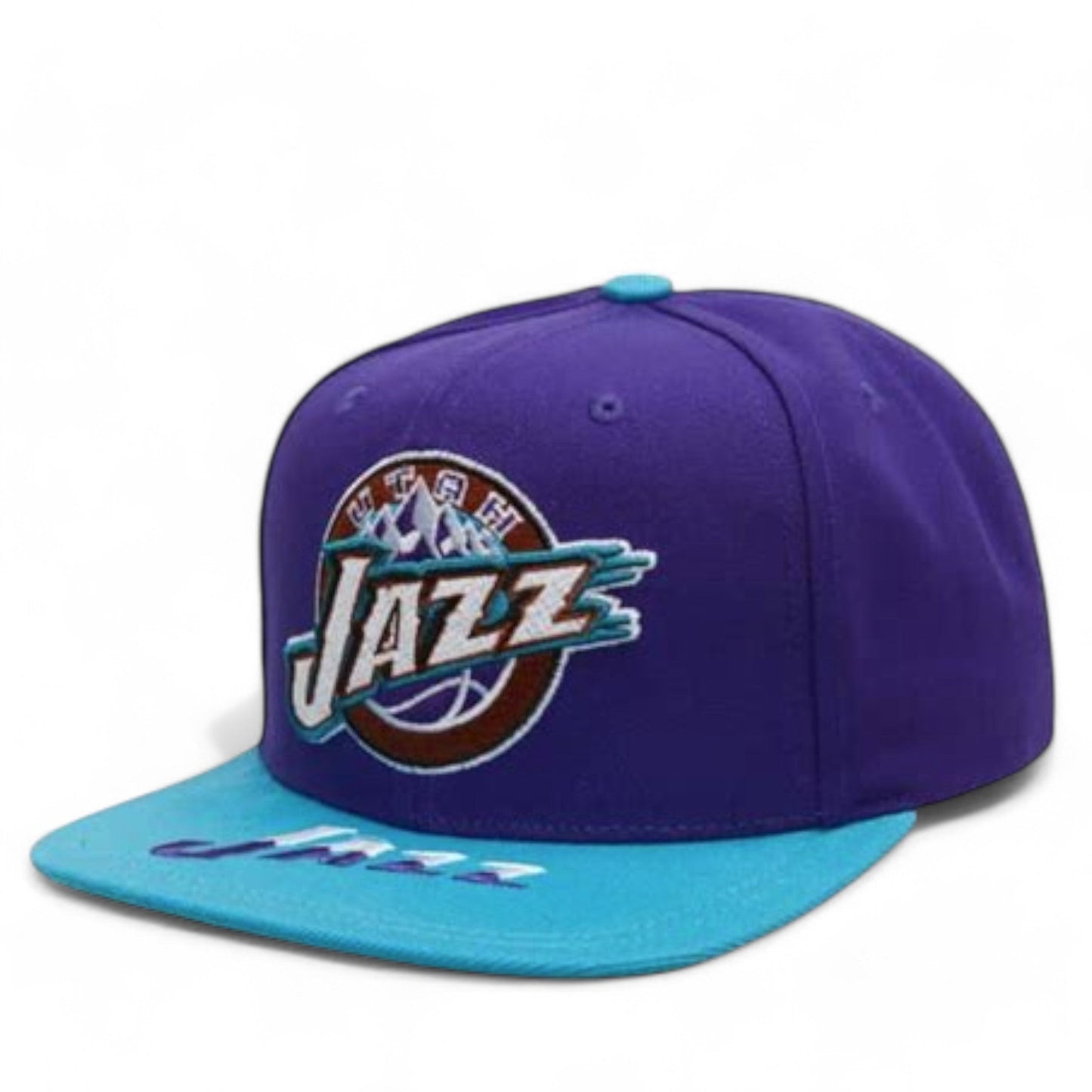 Mitchell & Ness Men's NBA Logo Bill Snapback Hwc Jazz Snapback Caps