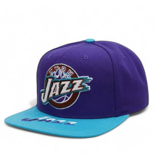 Mitchell & Ness Men's NBA Logo Bill Snapback Hwc Jazz Snapback Caps