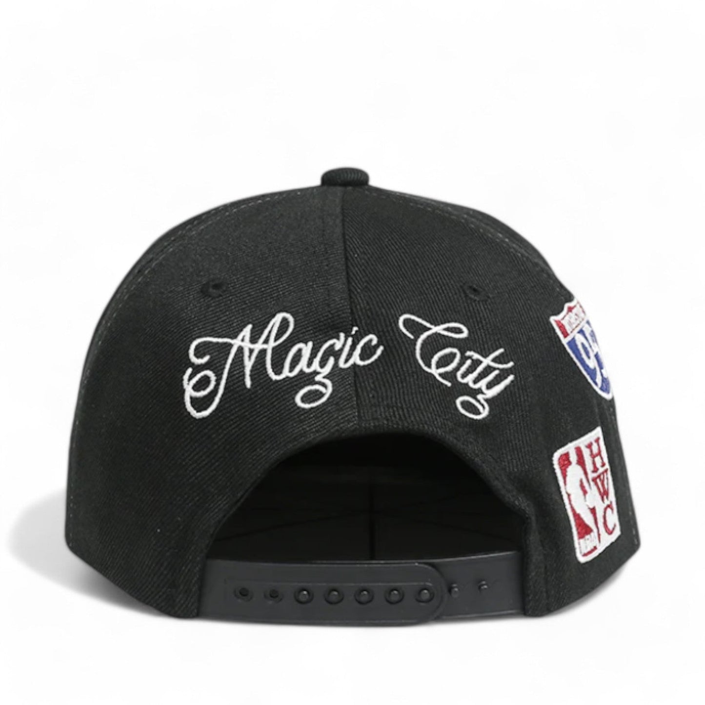 Men's Mitchell & Ness NBA Hyperlocal Snapback Hwc Heat - Black