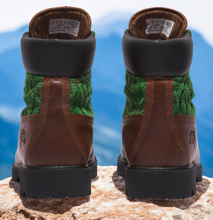 Timberland Men's Heritage Black Pioneers 6-Inch Waterproof Boot 'Brown Full-Grain'