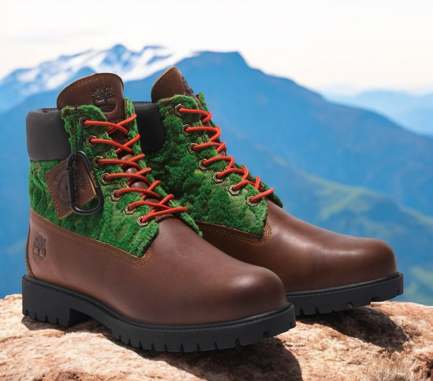 Timberland Men's Heritage Black Pioneers 6-Inch Waterproof Boot 'Brown Full-Grain'