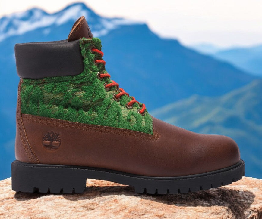 Timberland Men's Heritage Black Pioneers 6-Inch Waterproof Boot 'Brown Full-Grain'