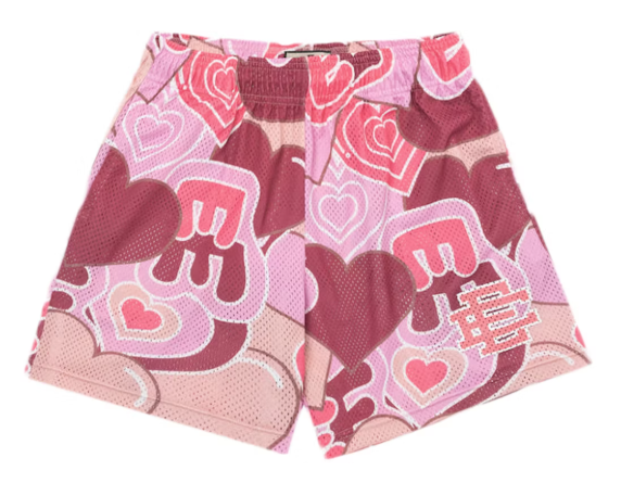 Eric Emanuel Men's Ee Basic Short Ss22 Pink Heart