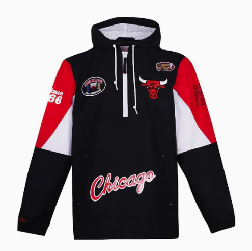 Mitchell & Ness Men's NBA Team Origins Pullover Anorak Bulls