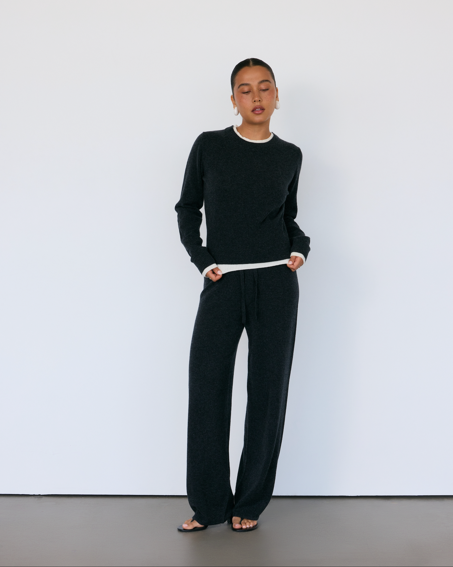 Tove Layered Cashmere Crewneck
