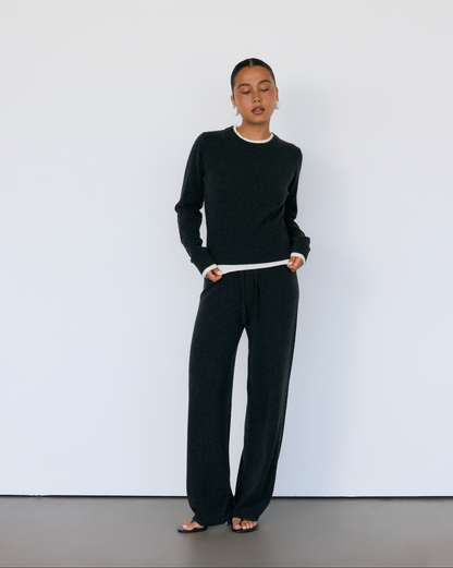 Tove Layered Cashmere Crewneck
