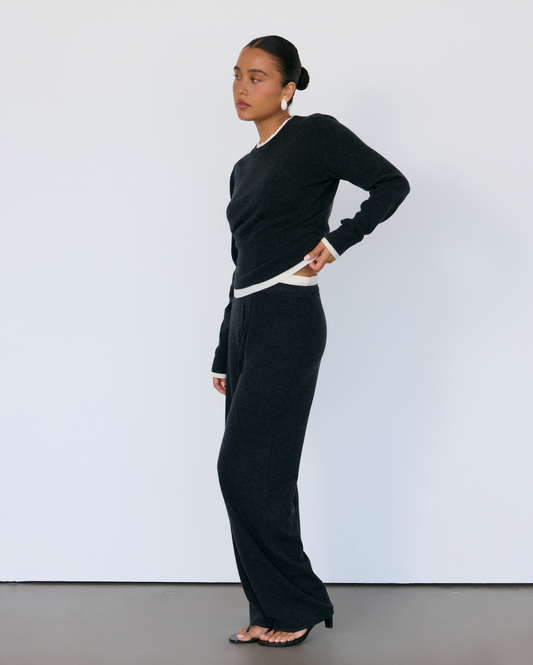 Tove Layered Cashmere Crewneck