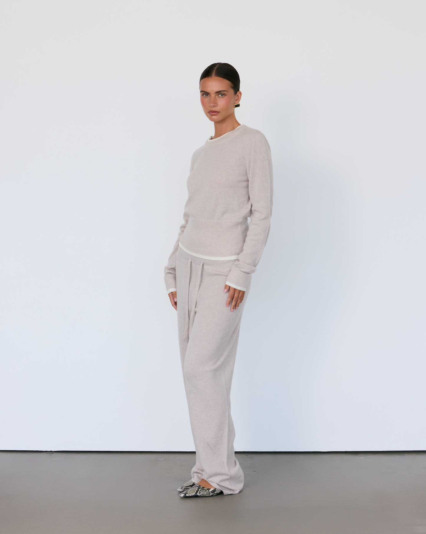 Tove Layered Cashmere Crewneck