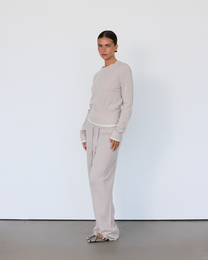 Tove Layered Cashmere Crewneck