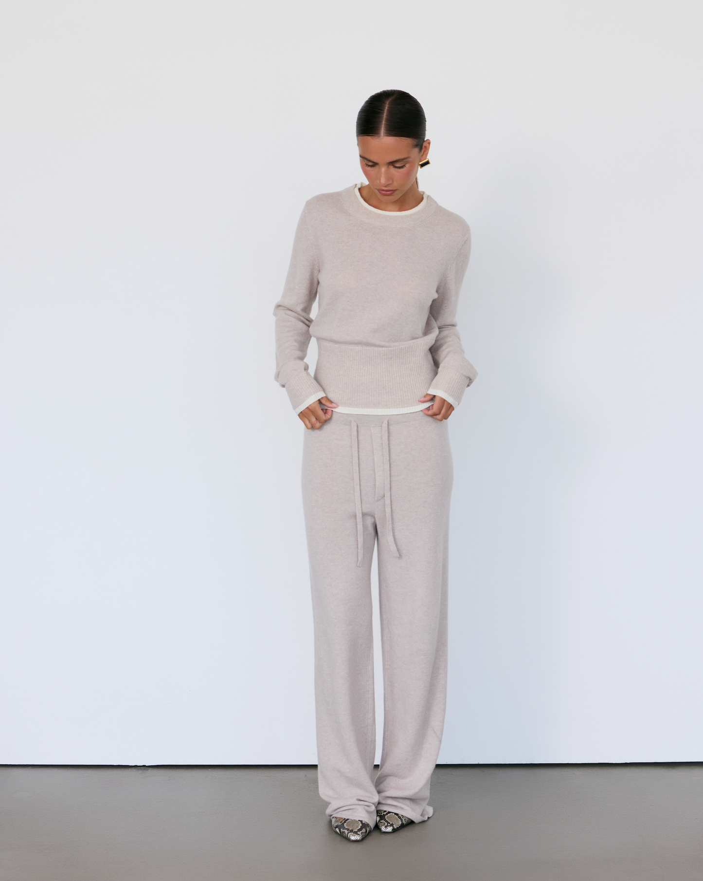 Tove Layered Cashmere Crewneck