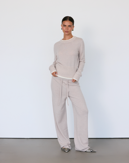 Tove Layered Cashmere Crewneck