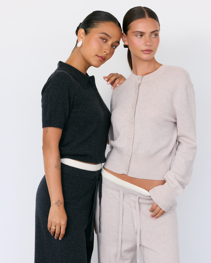 Tove Short Sleeve Cashmere Polo