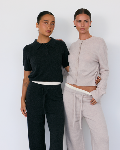 Tove Short Sleeve Cashmere Polo