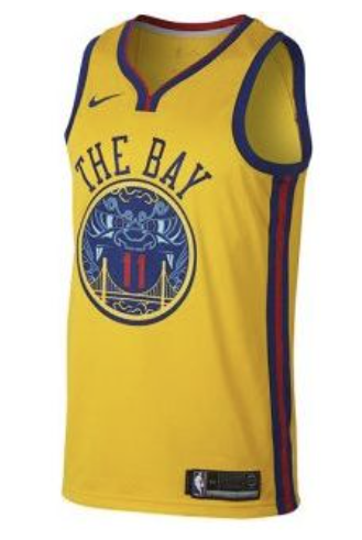 Nike Youth NBA Golden State Warriors Basketball City Edition Swingman Jersey Thompson