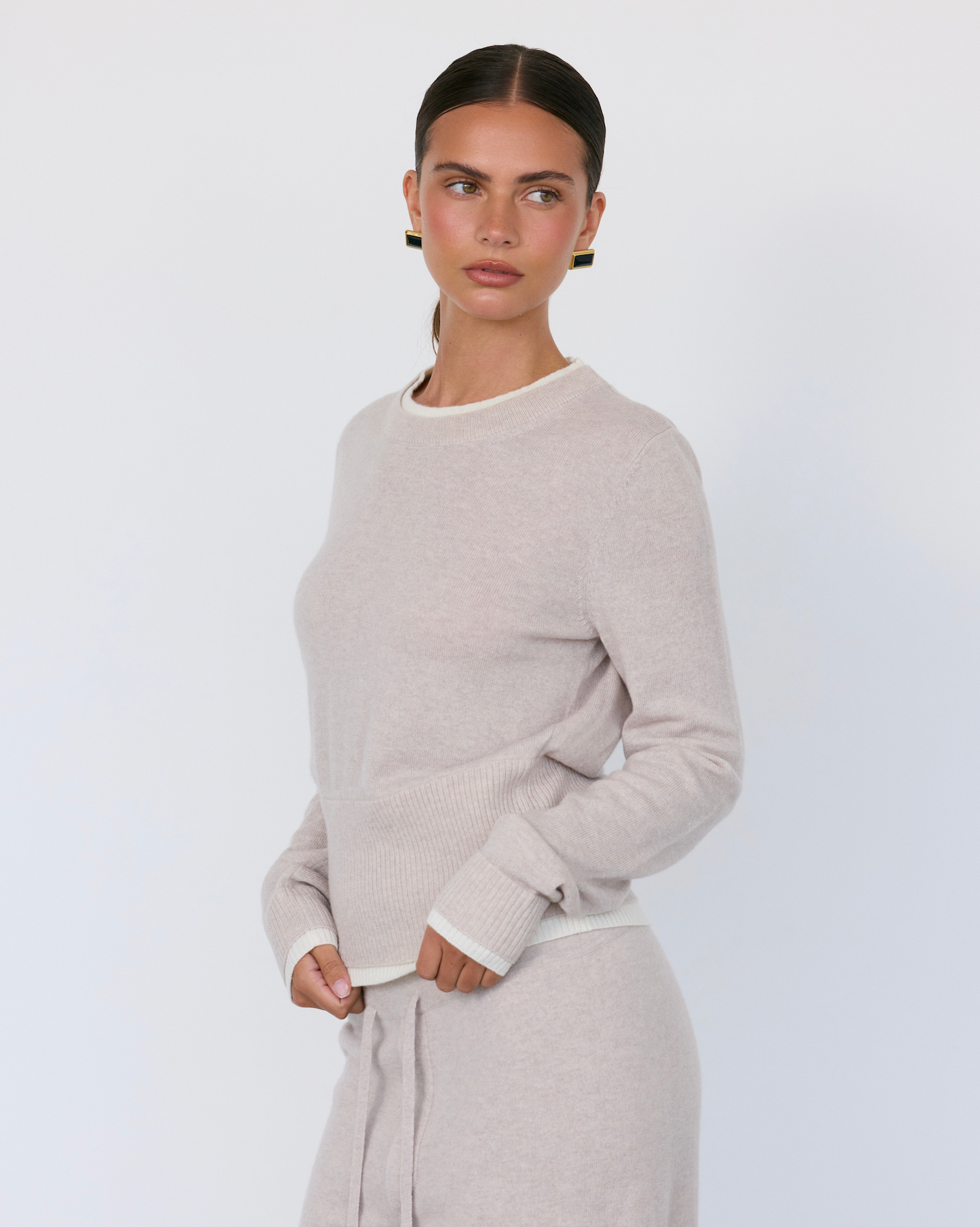 Tove Layered Cashmere Crewneck