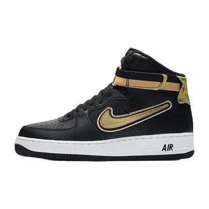 Nike Men's Air Force 1 High 'Nba Black Metallic Gold' - AV3938-001