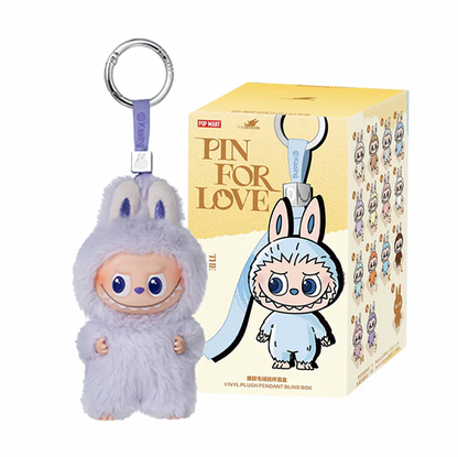 LABUBU V4 PIN FOR LOVE SERIES VINYL PLUSH PENDANT | (A-M) SINGLE BLIND BOX