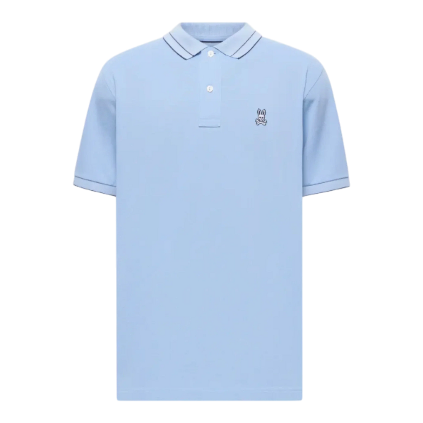 Psycho Bunny Rex Performance Pique Men's Polo — Serenity Blue