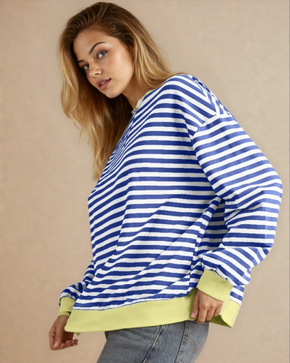 Cameron Oversized Pullover - Royal