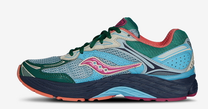 Saucony Womens Progrid Omni 9 Spruce Sterling Orange