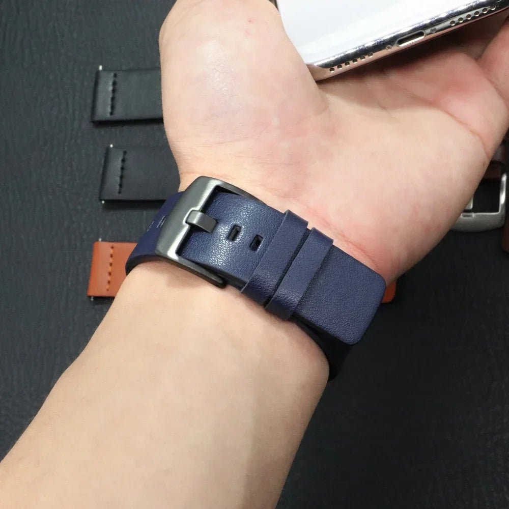Genuine Leather Garmin Straps - Quickfit