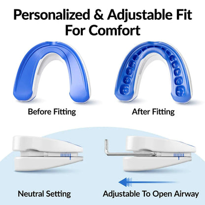 Anti-Snoring Mouthpiece – Adjustable Night Mouth Guard for Snoring